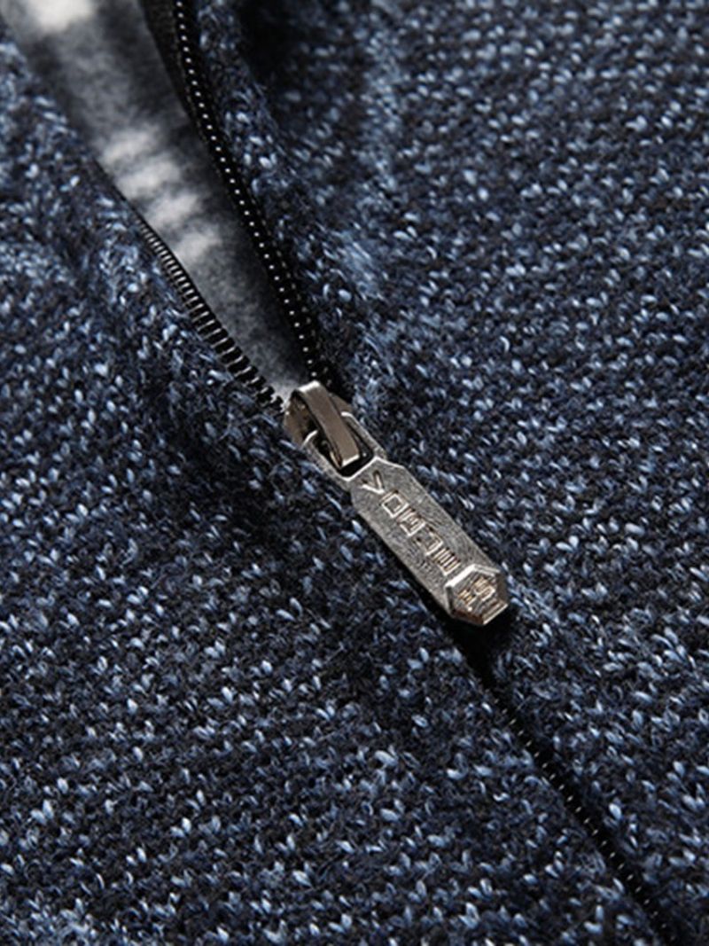 Ανδρικό Γιλέκο Με Όρθιο Γιακά Casual Zipper