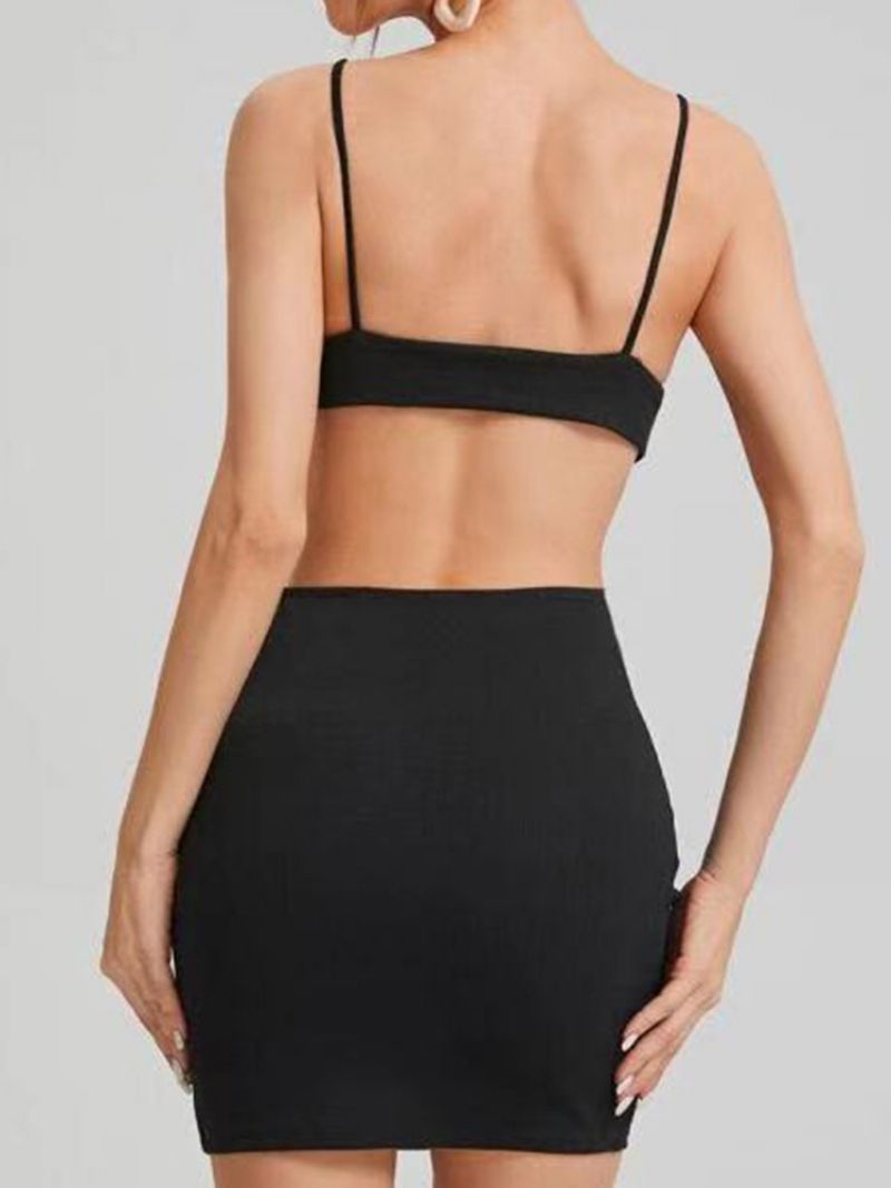 Φόρεμα Bodycon Με Κούφιο Λαιμόκοψη Πάνω Από Το Γόνατο