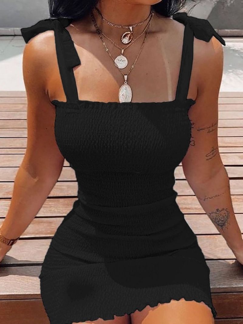 Φόρεμα Western Bodycon Με Κορδόνια Πάνω Από Το Γόνατο