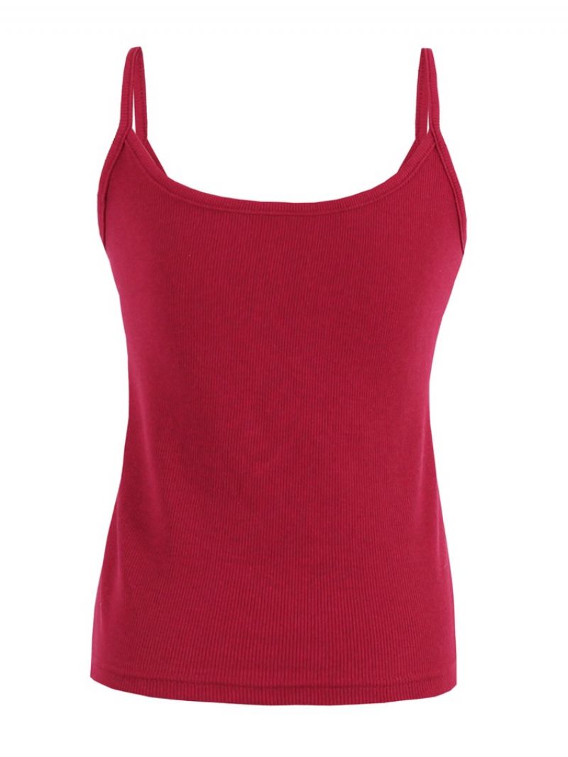 Απλό Λουράκι Σπαγγέτι Lace-Up Tank Top