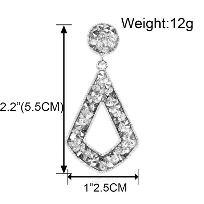 E-Plating Alloy Prom Σκουλαρίκια