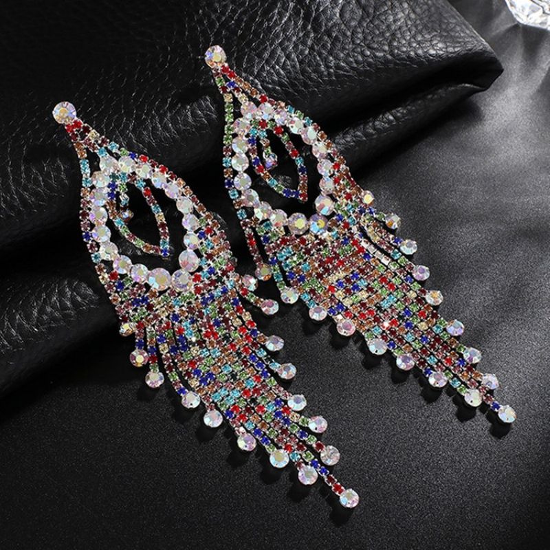 Γυναικεία Σκουλαρίκια European Rhinestone Wedding Fashion