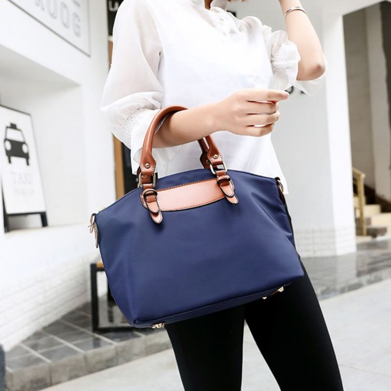 Casual Oxford Zipper Handbag (Δύο Τσάντες)