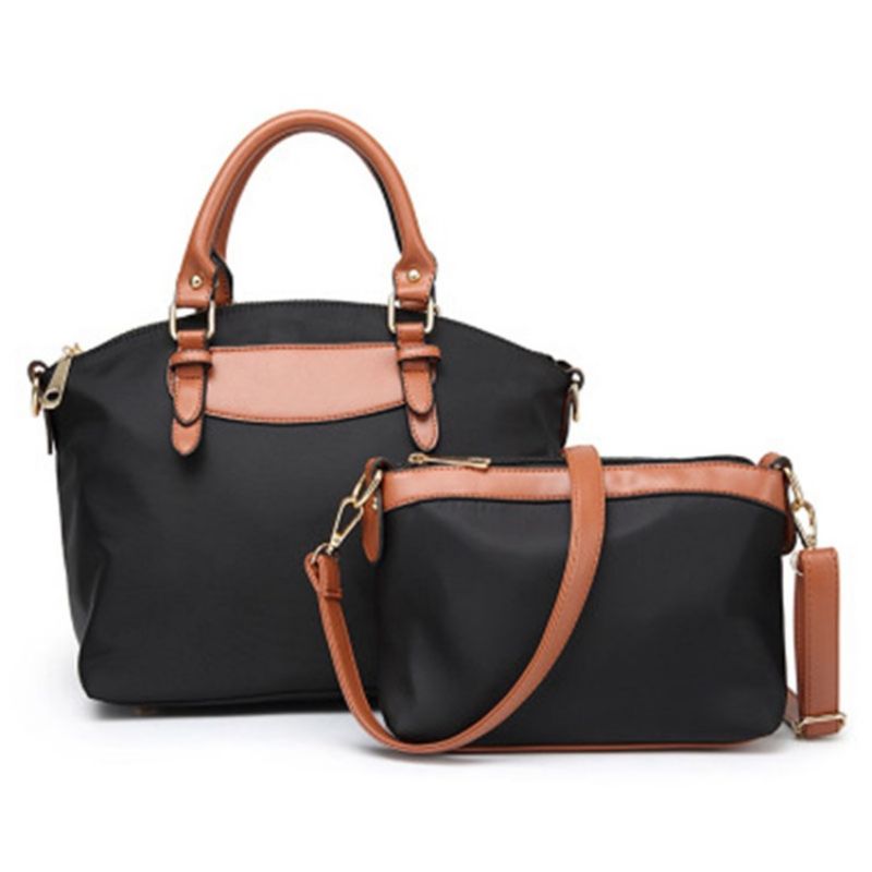 Casual Oxford Zipper Handbag (Δύο Τσάντες)