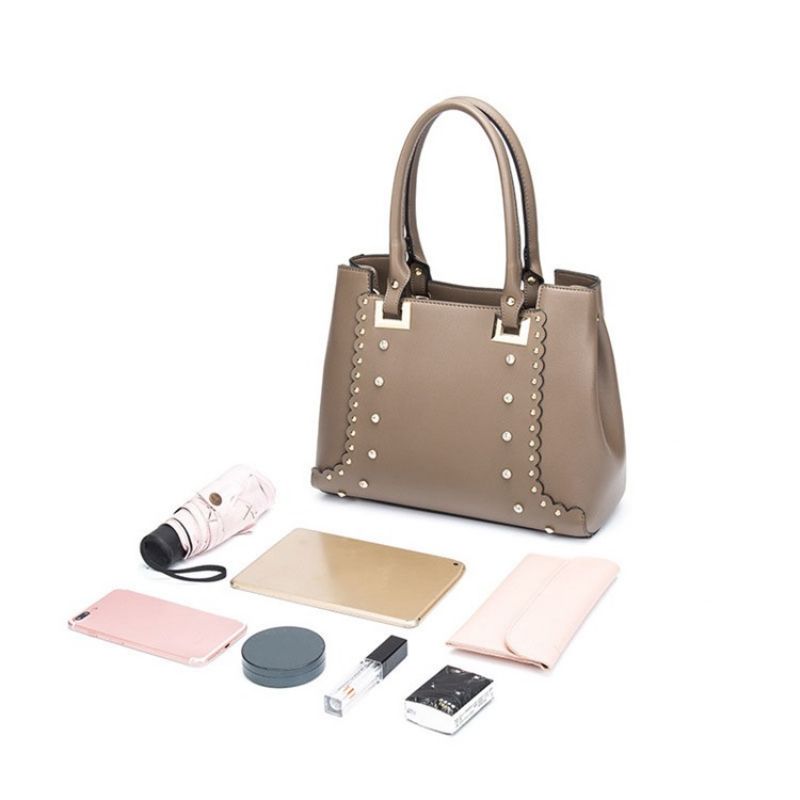 Σετ Τσάντες Pu Rivet Plain Rectangle Tote