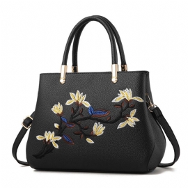 Τσάντες Pu Floral Ebroidery Tote