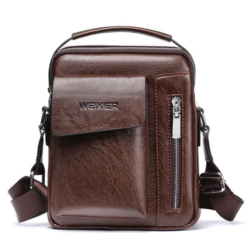 Απλές Ευρωπαϊκές Τσάντες Pu Square Crossbody