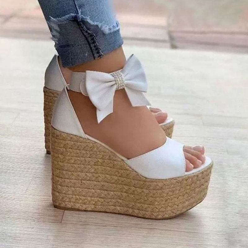 Γυναικεία Πέδιλα Με Ανοιχτό Δάχτυλο Velcro Wedge Heel Sweet