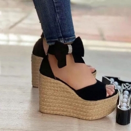 Γυναικεία Πέδιλα Με Ανοιχτό Δάχτυλο Velcro Wedge Heel Sweet