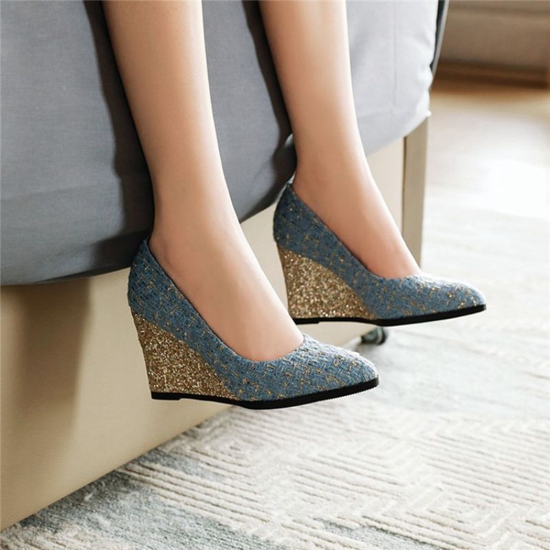 Μυτερά Πέδιλα Slip-On Wedge