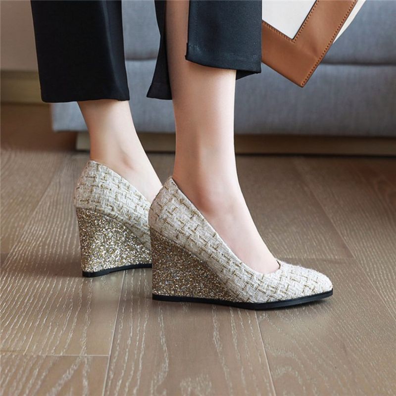 Μυτερά Πέδιλα Slip-On Wedge