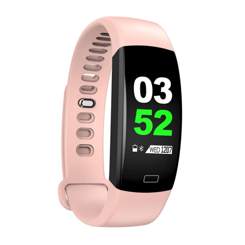 Έγχρωμη Οθόνη F64 Έξυπνο Βραχιόλι Weather Health Ρολόι Bluetooth Sport Kcal