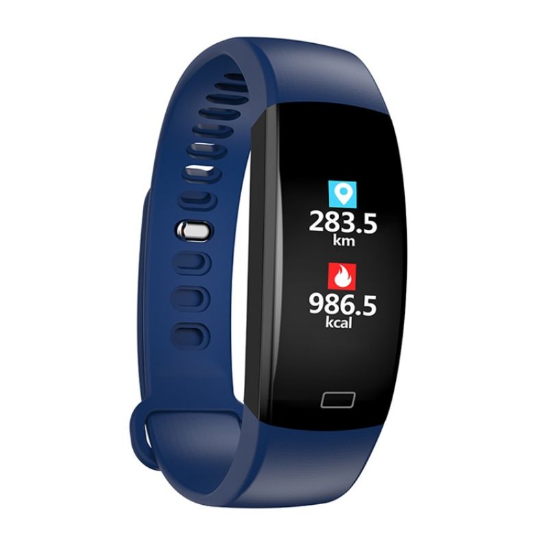 Έγχρωμη Οθόνη F64 Έξυπνο Βραχιόλι Weather Health Ρολόι Bluetooth Sport Kcal