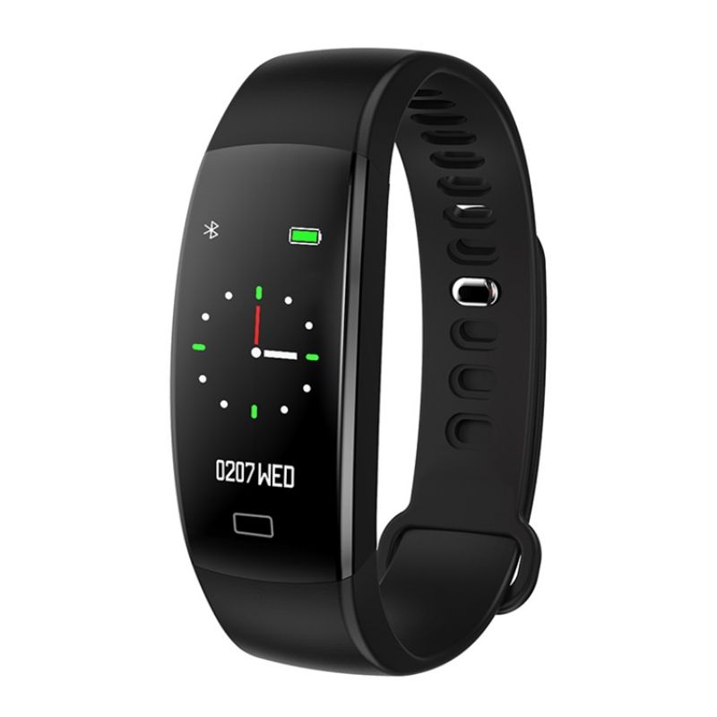 Έγχρωμη Οθόνη F64 Έξυπνο Βραχιόλι Weather Health Ρολόι Bluetooth Sport Kcal