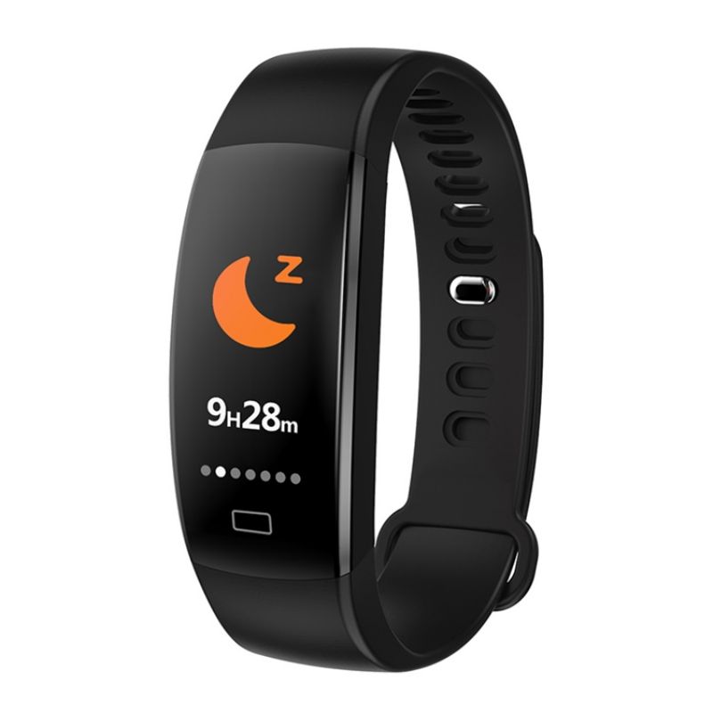 Έγχρωμη Οθόνη F64 Έξυπνο Βραχιόλι Weather Health Ρολόι Bluetooth Sport Kcal