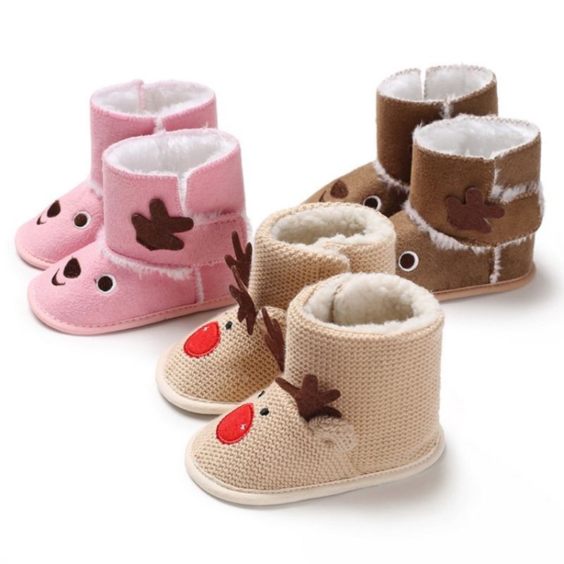 Κεντήματα Slip-On Baby Booties