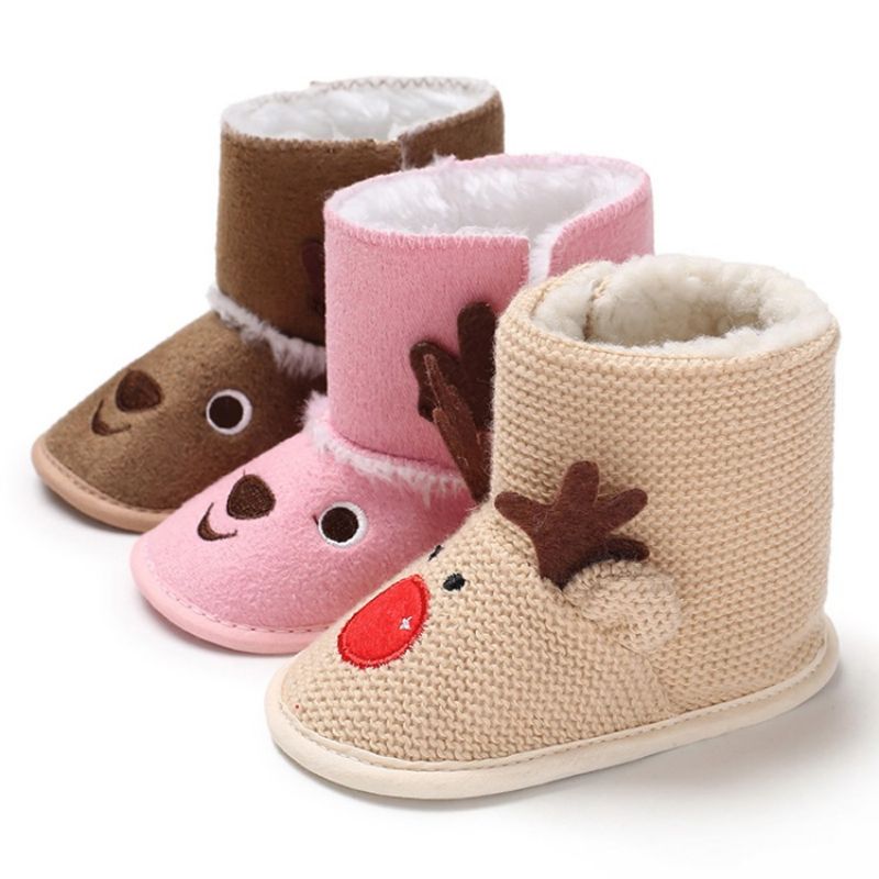 Κεντήματα Slip-On Baby Booties