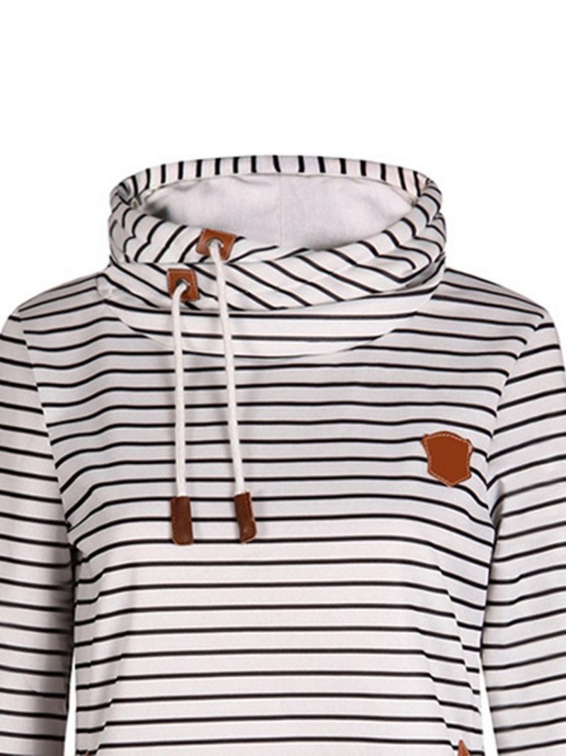 Stripe Loose Casual Cool Hoodie