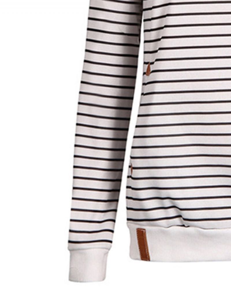 Stripe Loose Casual Cool Hoodie