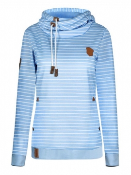 Stripe Loose Casual Cool Hoodie