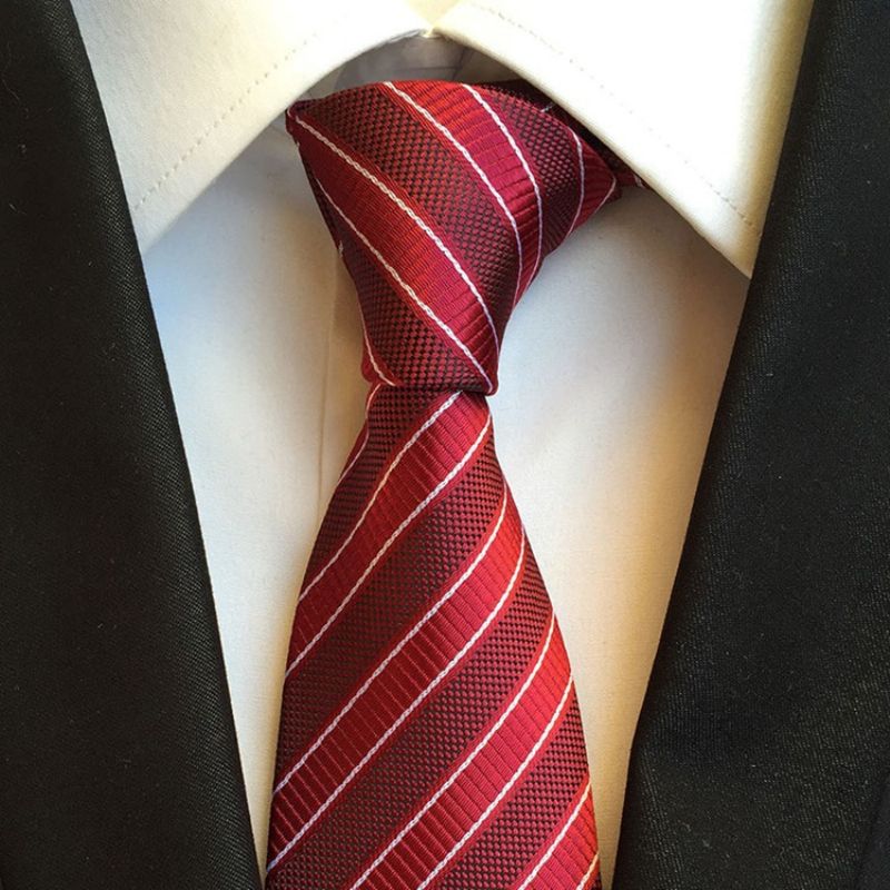 Businesses Stripe Paisley Tie For Man