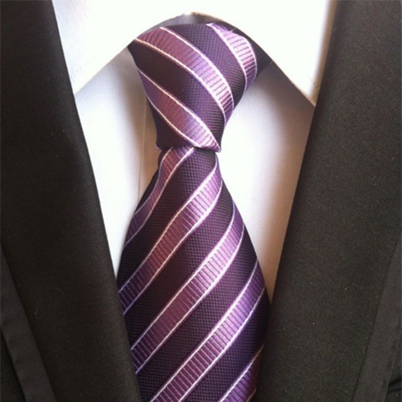 Businesses Stripe Paisley Tie For Man