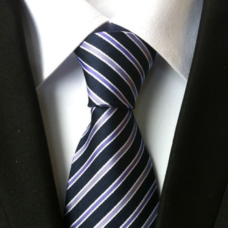 Businesses Stripe Paisley Tie For Man