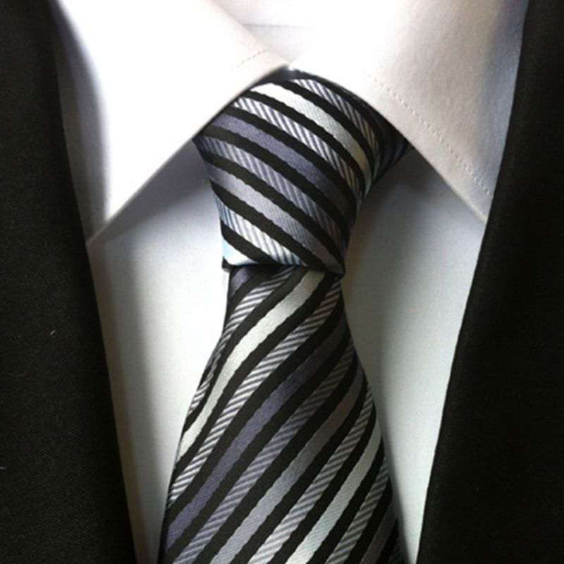 Businesses Stripe Paisley Tie For Man