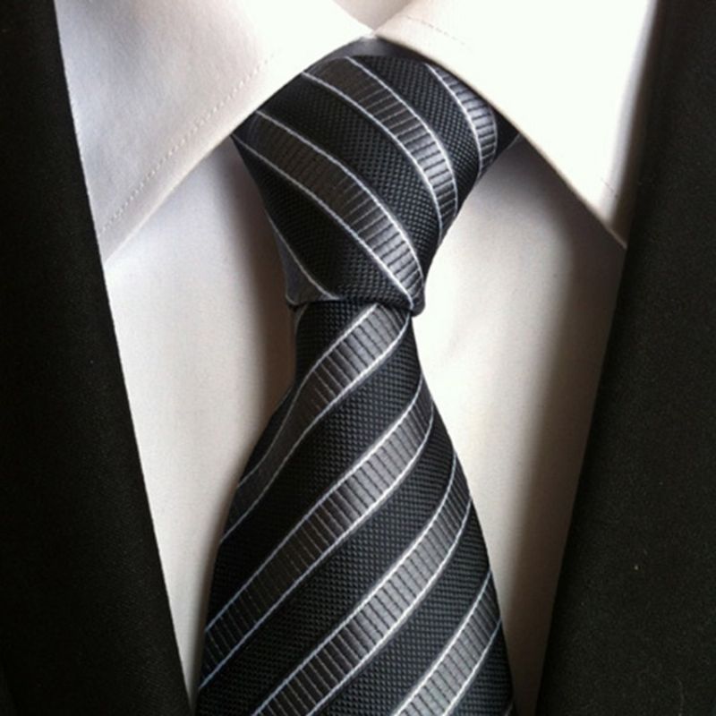 Businesses Stripe Paisley Tie For Man