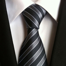 Businesses Stripe Paisley Tie For Man