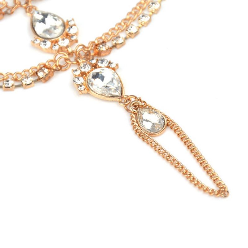 Γυναικεία Vintage Anklet Diamante