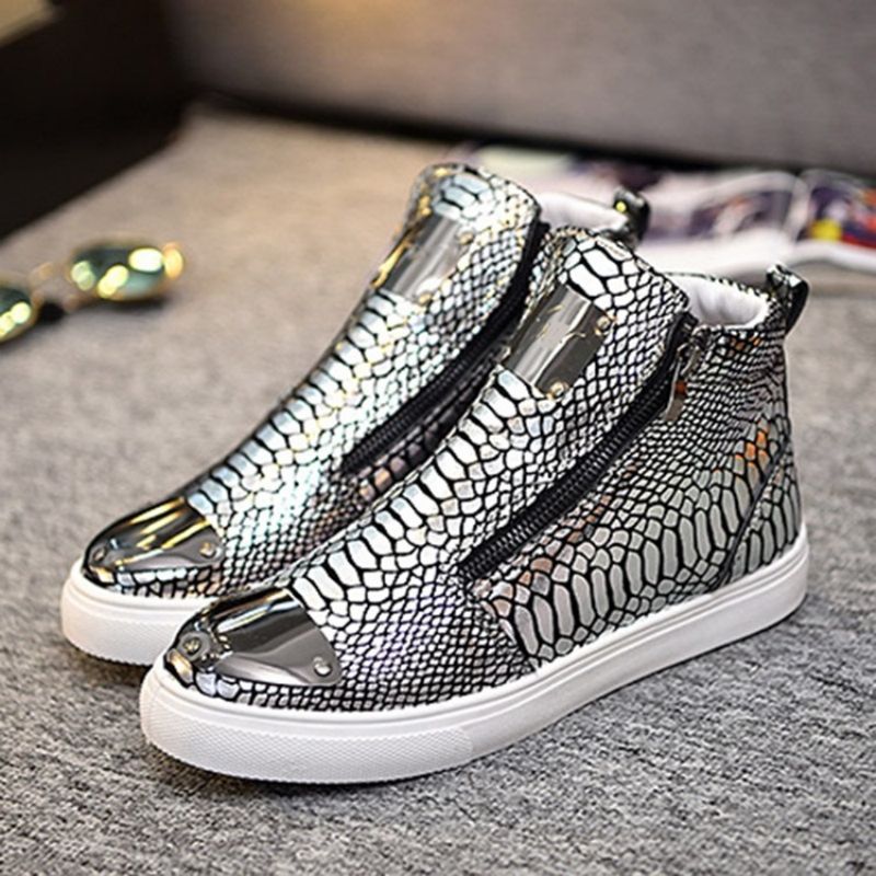 Ανδρικά Γυμναστήρια Sequin Serpentine Zipper High-Cut