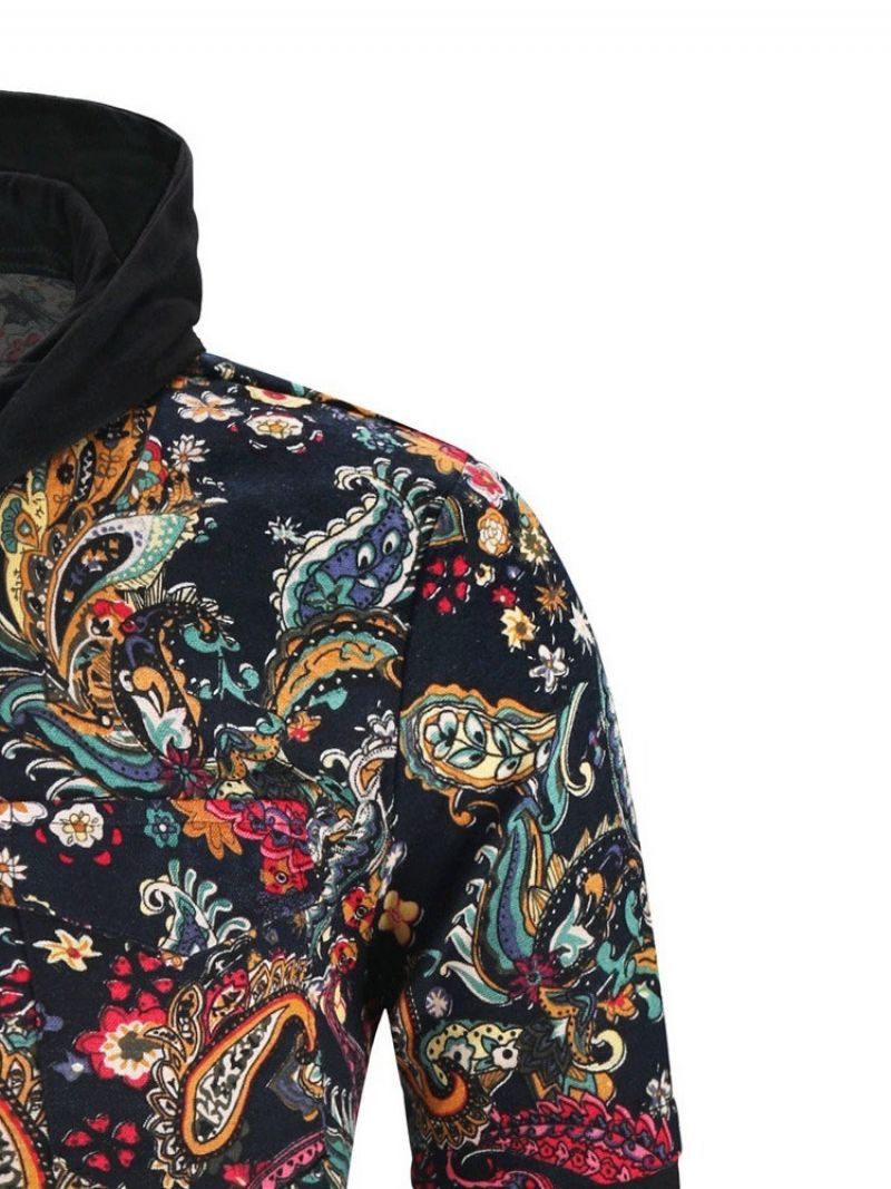 Ανδρικό Slim Πουκάμισο Casual Floral Print