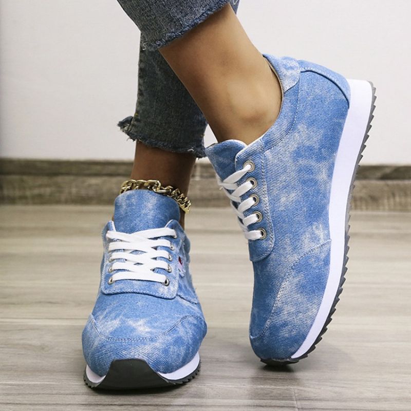 Lace-Up Round Toe Lace-Up Outdoor Sneakers