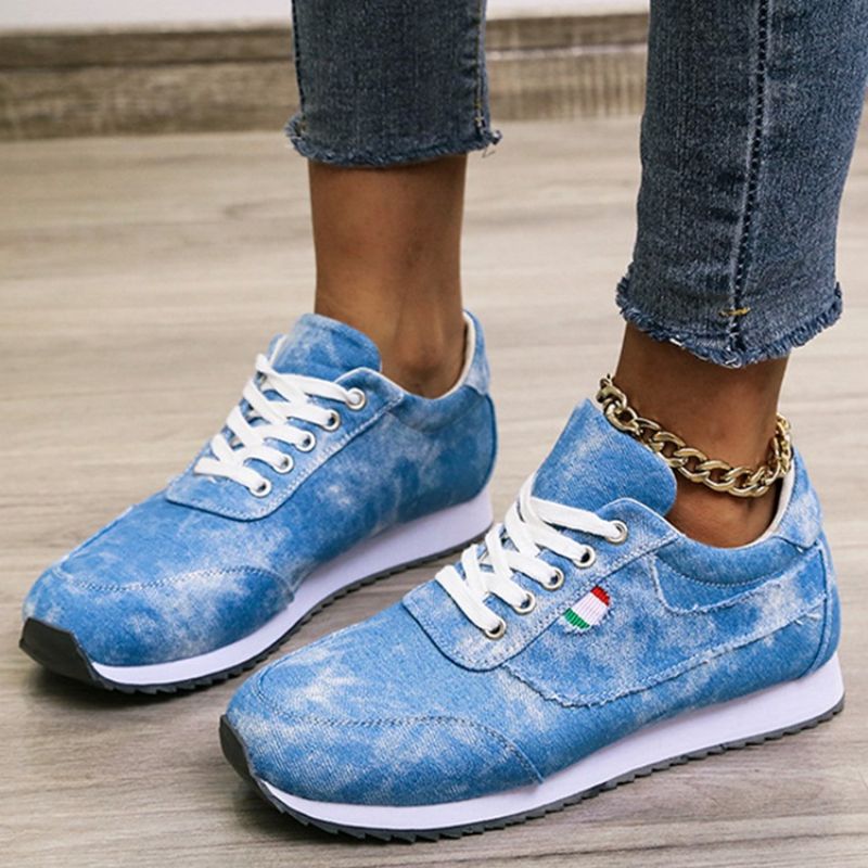 Lace-Up Round Toe Lace-Up Outdoor Sneakers