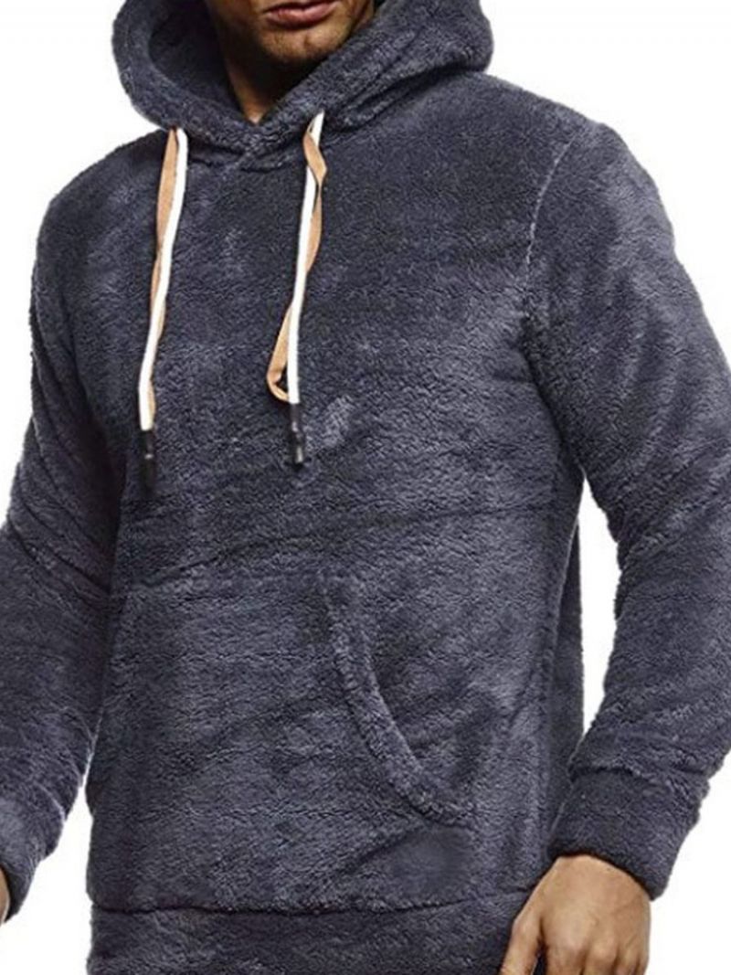 Πουλόβερ Απλό Πουλόβερ Τσέπης Slim Hoodies