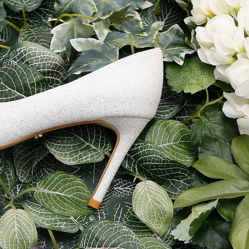 3D Slip-On Stiletto Heel Απλό Λεπτά Παπούτσια