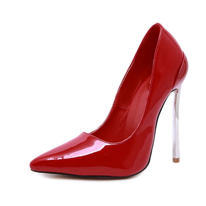 Γυναικείες Αντλίες Με Μυτερά Δάχτυλα Pu Stiletto Heel Slip-On