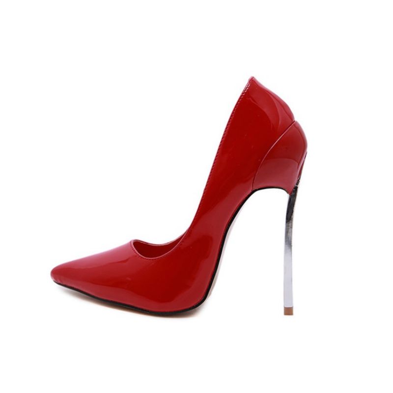 Γυναικείες Αντλίες Με Μυτερά Δάχτυλα Pu Stiletto Heel Slip-On