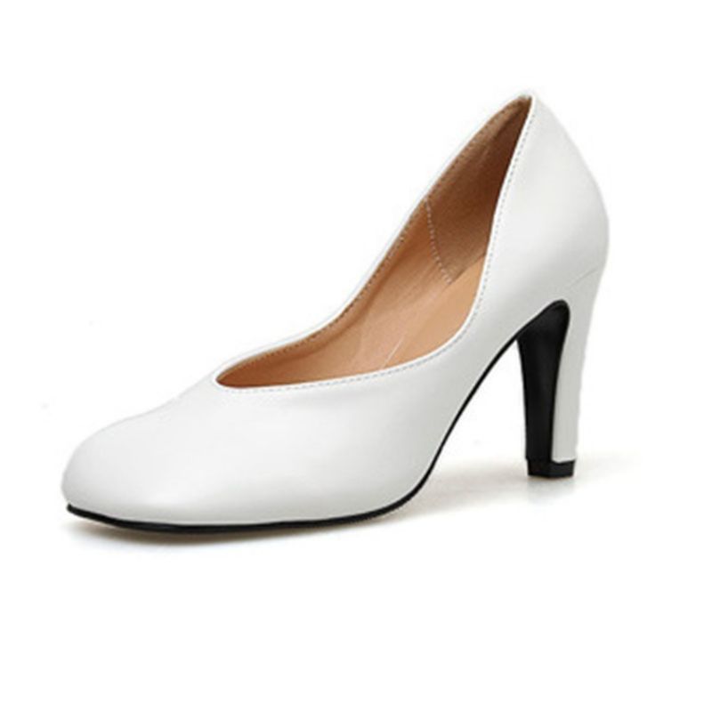 Γυναικείες Αντλίες Pu Slip-On Square Toe Stiletto Heel