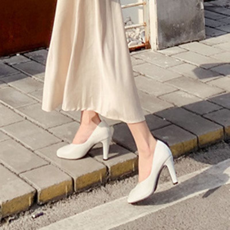 Γυναικείες Αντλίες Pu Slip-On Square Toe Stiletto Heel