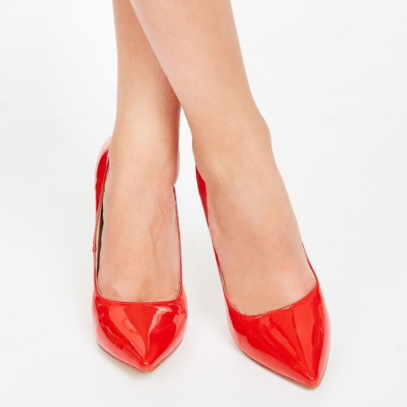 Sexy Red Point Toe Ultra High Pumps