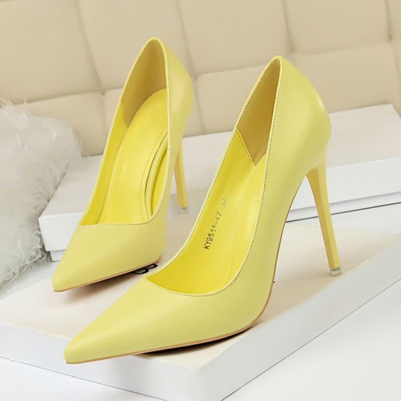 Slip-On Stiletto Heel Μυτερό Παπούτσια 10.5Cm Λεπτά Παπούτσια