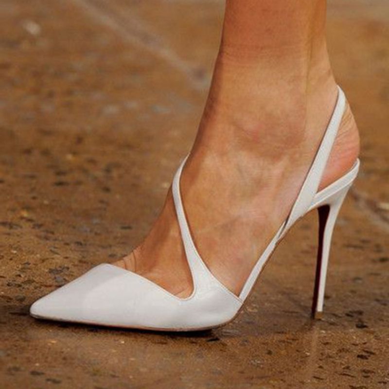 Stiletto Heel Thread Slip-On Casual Λεπτά Παπούτσια