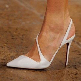 Stiletto Heel Thread Slip-On Casual Λεπτά Παπούτσια