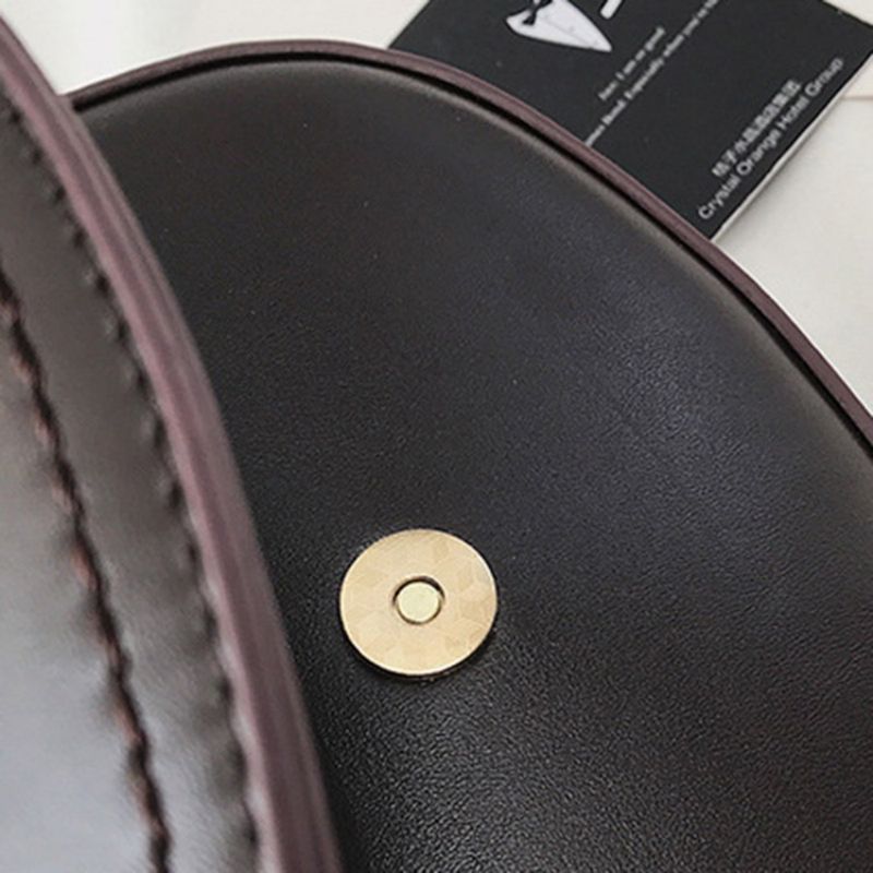 Απλές Τσάντες Pu Saddle Soft Crossbody