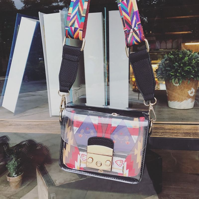 Κλειδαριά Pu Cartoon Flap Crossbody Τσάντες