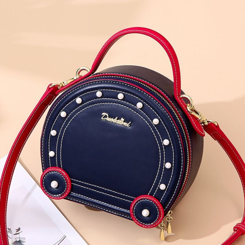 Τσάντες Μπλοκ χρώματος Pu Circular Crossbody