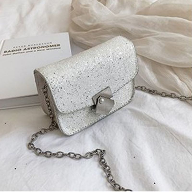 Τσάντες Pu Sequin Flap Crossbody