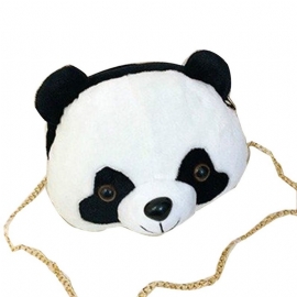 Τσάντες Χιαστί Με Αλυσίδα Panda Polyester